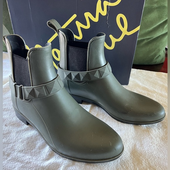 Naturaliser Green Rubber Chelsea style boots - Picture 1 of 6